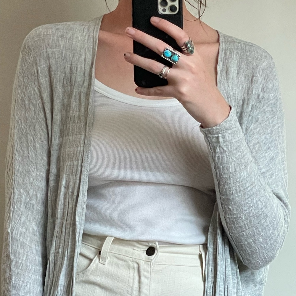 UO + Ecotè • ribbed duster cardigan